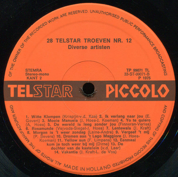 Various - 28 Telstar Troeven 12