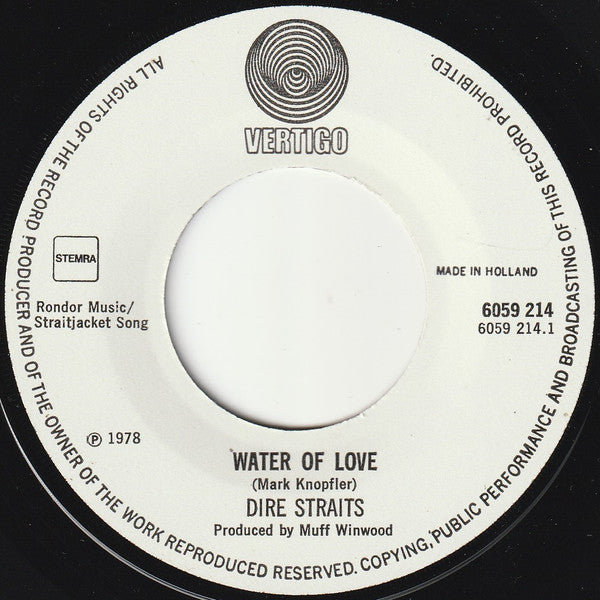 Dire Straits -Water Of Love / Down To The Waterline