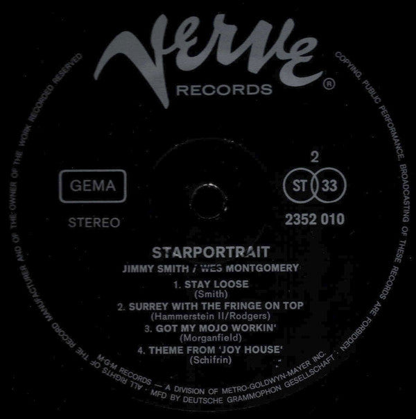 Jimmy Smith / Wes Montgomery - Starportrait
