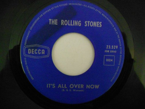 The Rolling Stones -It's All Over Now / Good Times, Bad Times