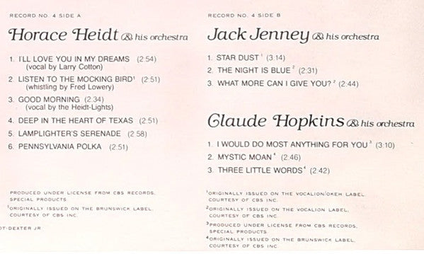 Various - The Greatest Recordings Of The Big Band Era