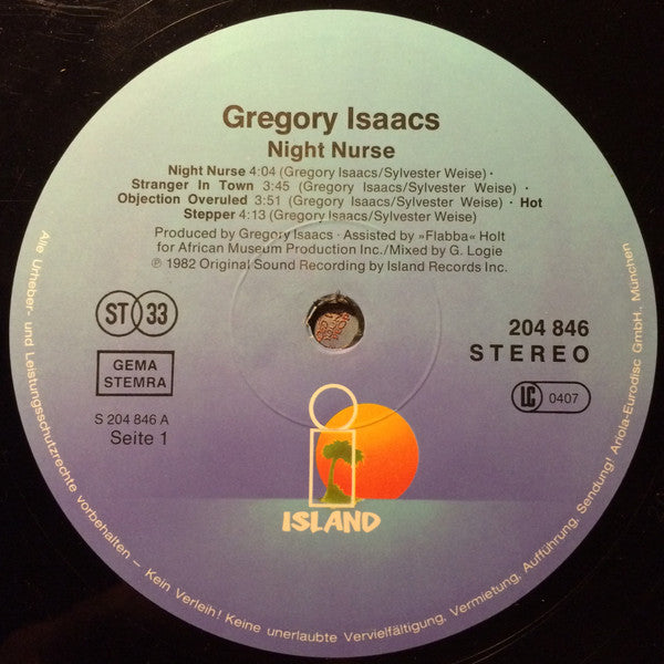 Gregory Isaacs -Night Nurse