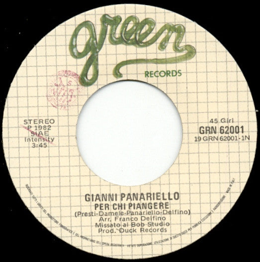 Gianni Panariello -Per Chi Piangere / Liliana