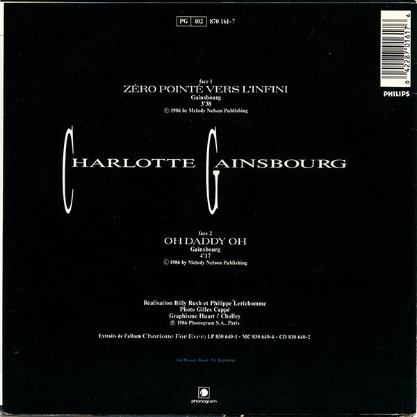 Charlotte Gainsbourg - Zéro Pointé Vers L'infini