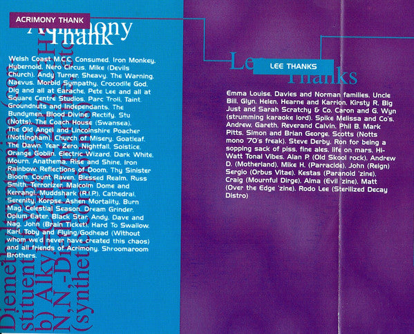 Acrimony -Tumuli Shroomaroom