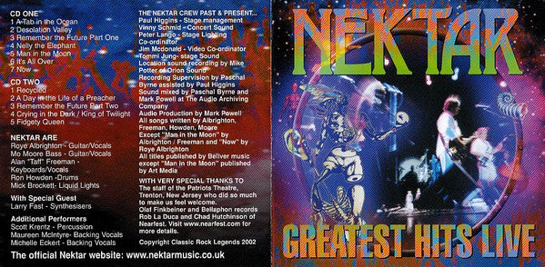 Nektar -Greatest Hits Live