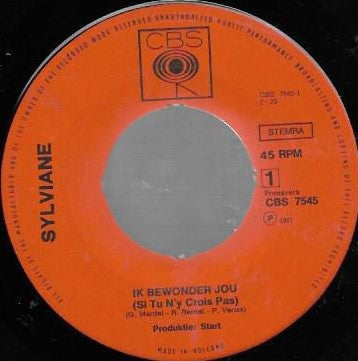 Sylviane -Ik Bewonder Jou