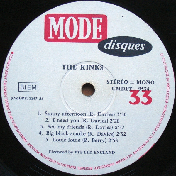 The Kinks -Sunny Afternoon