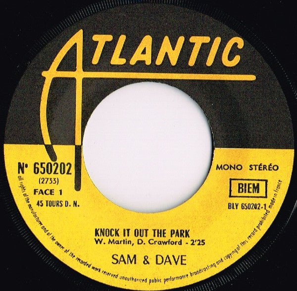 Sam &amp; Dave - Knock It Out The Park