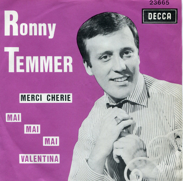 Ronny Temmer -Merci Cherie