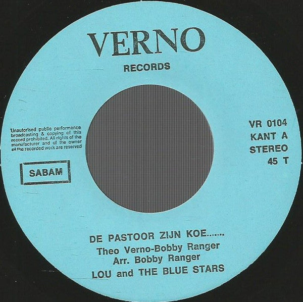 Lou And The Blue Stars -De Pastoor Zijn Koe