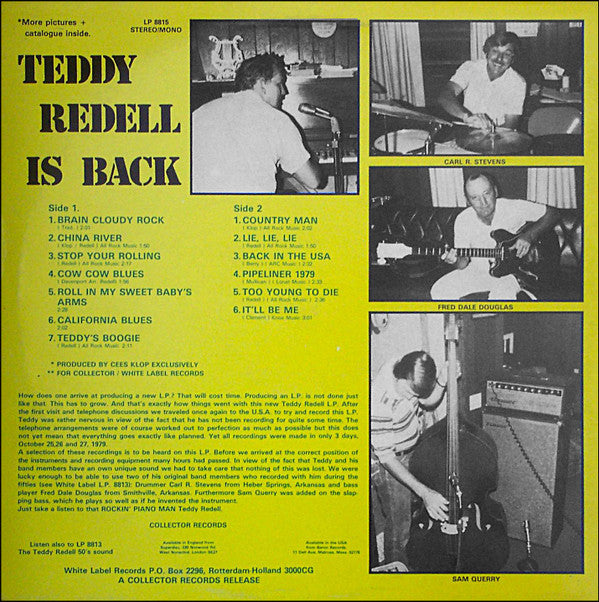 Teddy Redell -Teddy Redell Is Back