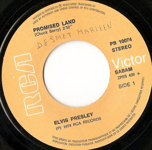 Elvis* -Promised Land
