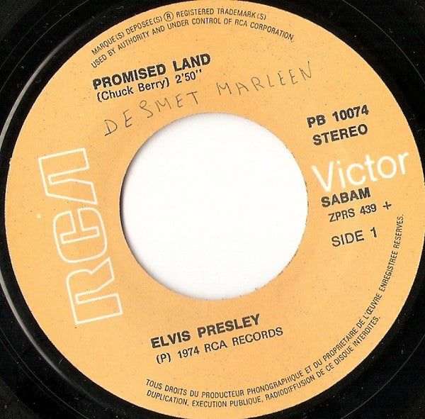 Elvis* -Promised Land