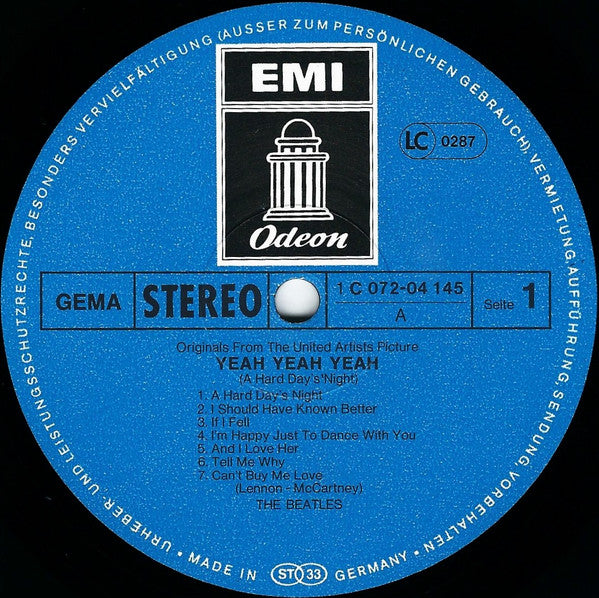 The Beatles - Yeah! Yeah! Yeah! - A Hard Day's Night - Originals From The United Artists Picture