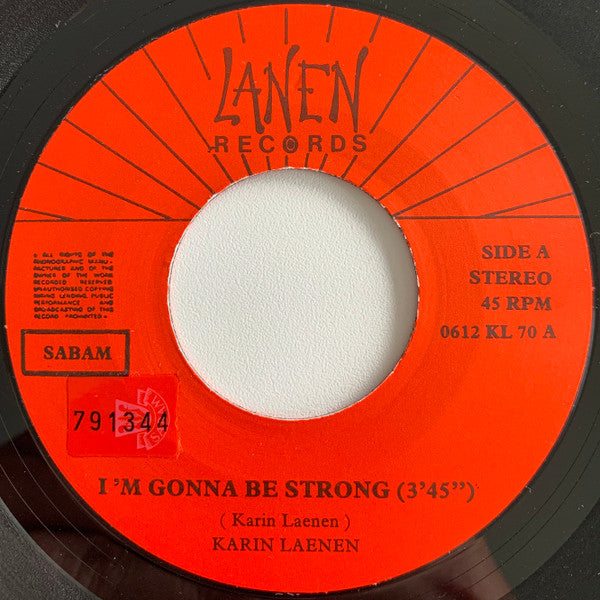 Karin Laenen -I'm Gonna Be Strong