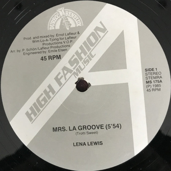 Lena Lewis -Mrs. La Groove / So Sweet
