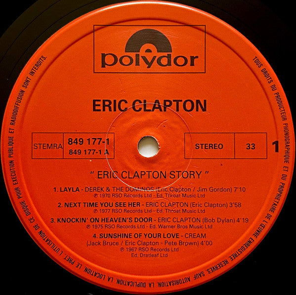 Eric Clapton -Story