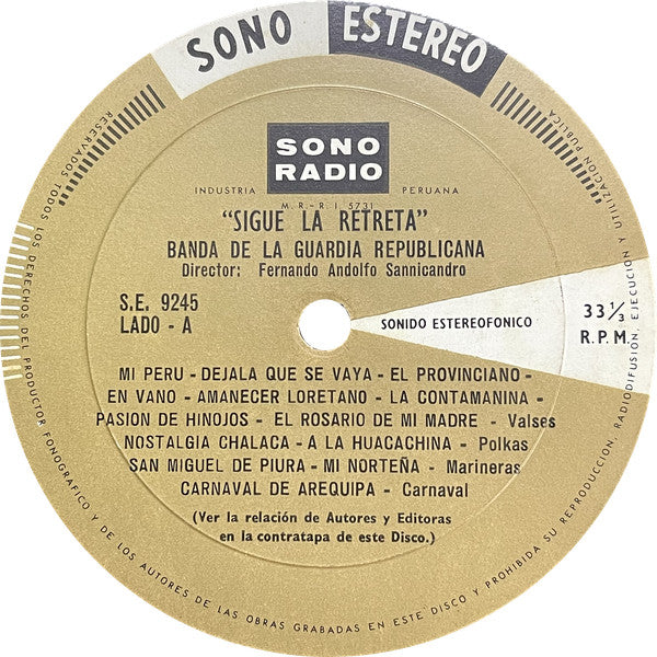 Banda De La Guardia Republicana -Sigue... La Retreta