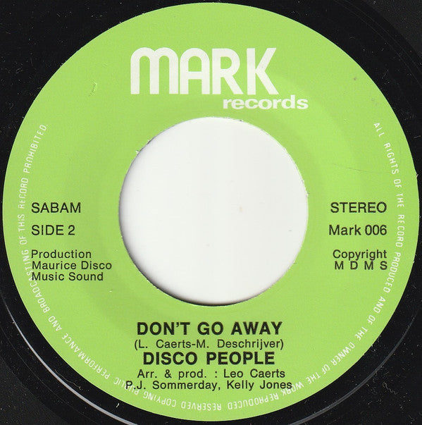 Disco People -No More