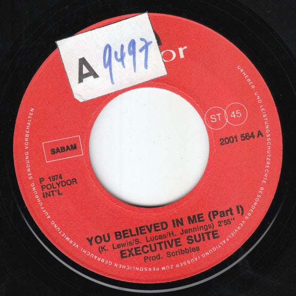 Executive Suite -You Believed In Me