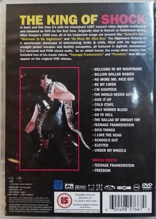 Alice Cooper (2) -The Nightmare Returns