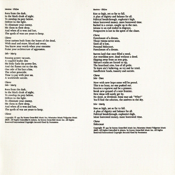 Megadeth - Countdown To Extinction