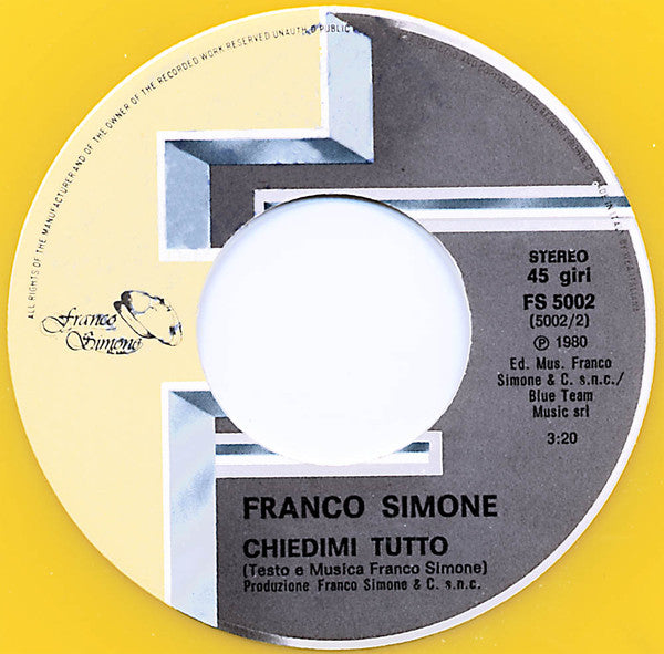 Franco Simone -Tu Per Me