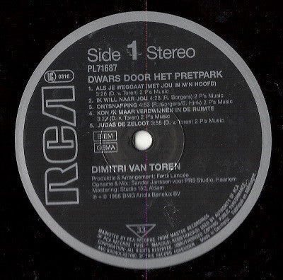 Dimitri van Toren - Dwars Door Het Pretpark