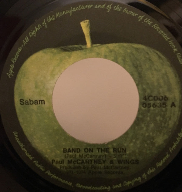 Paul McCartney And Wings* -Band On The Run