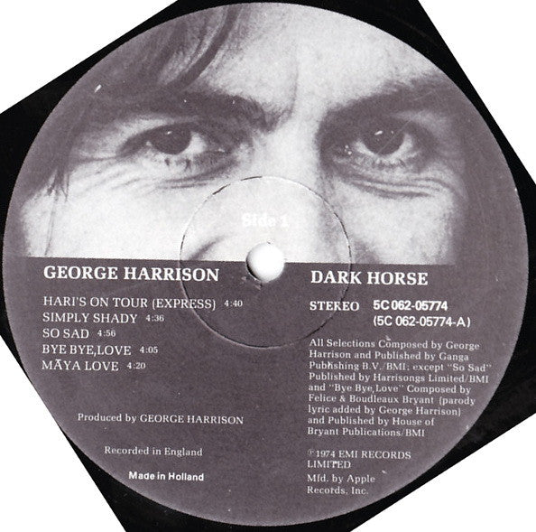 George Harrison -Dark Horse