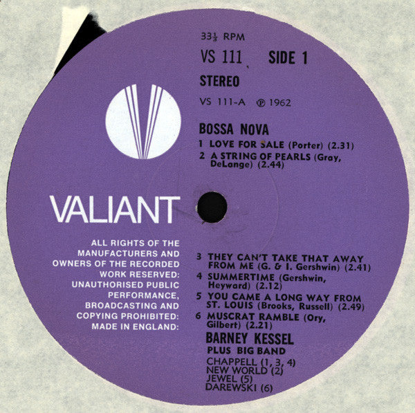 Barney Kessel -Bossa Nova