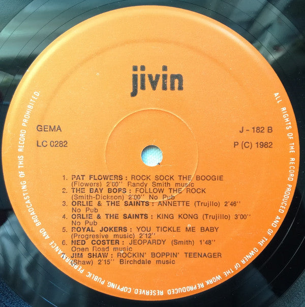 Various - 14 Great All-Time Jivers Vol 1