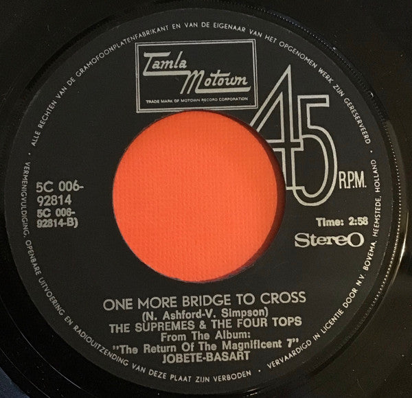 The Supremes &amp; Four Tops - I'll Try Not To Cry / One More Bridge To Cross
