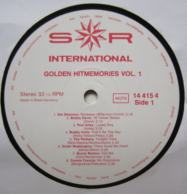 Various - Golden Hit Memories