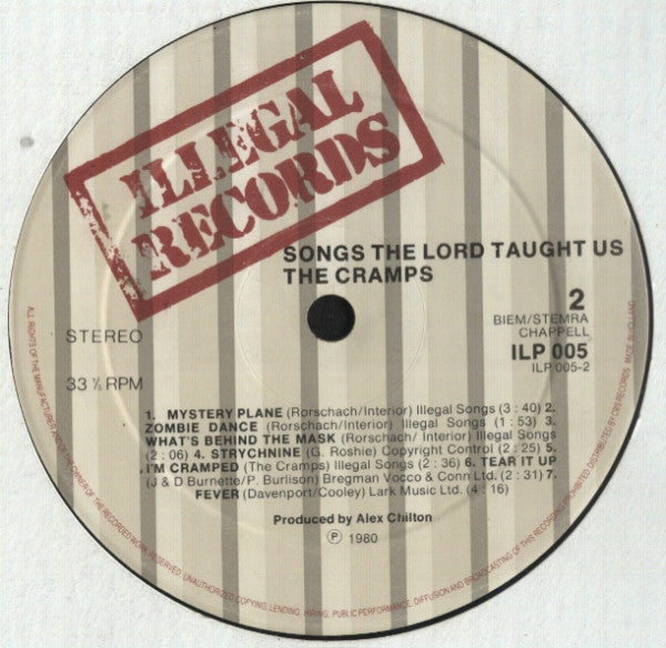 The Cramps -Songs The Lord Taught Us
