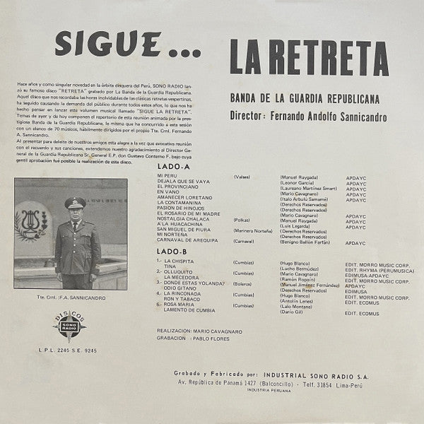 Banda De La Guardia Republicana -Sigue... La Retreta