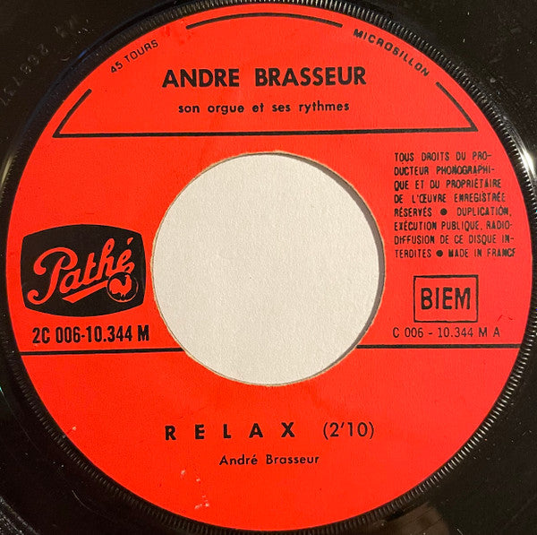 The Golden Organ Of Andre Brasseur* - Relax / Lucky Jo