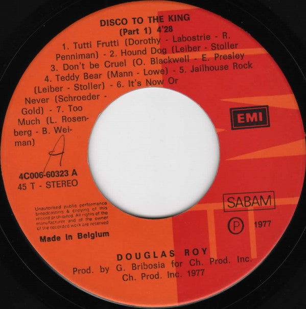 Douglas Roy -Disco To The King