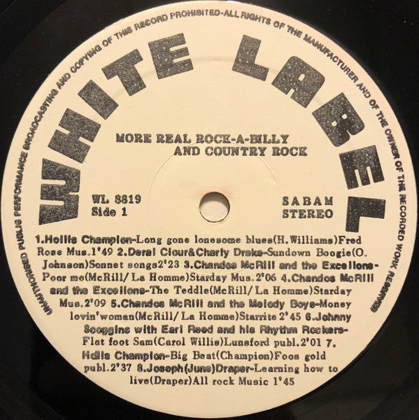 Various - More Real Rock-A-Billy And Country