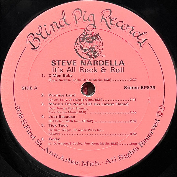 Steve Nardella -It's All Rock & Roll