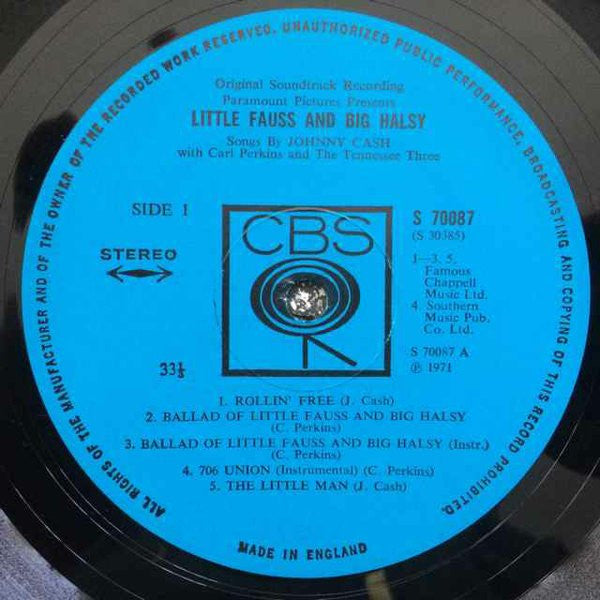 Johnny Cash With Carl Perkins And The Tennessee Three -Little Fauss And Big Halsy