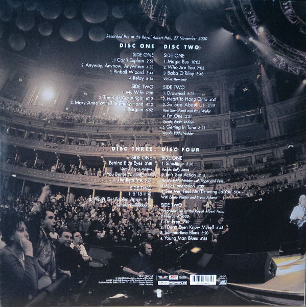 The Who -Live At The Royal Albert Hall