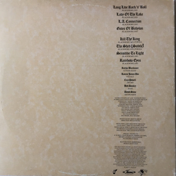 Rainbow -Long Live Rock 'N' Roll