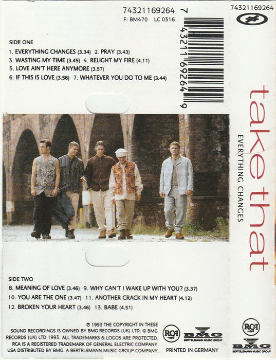 Take That - Everything Changes
