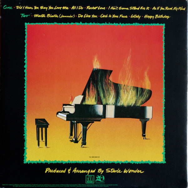 Stevie Wonder -Hotter Than July