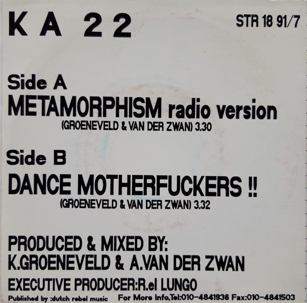KA-22 -Metamorphism