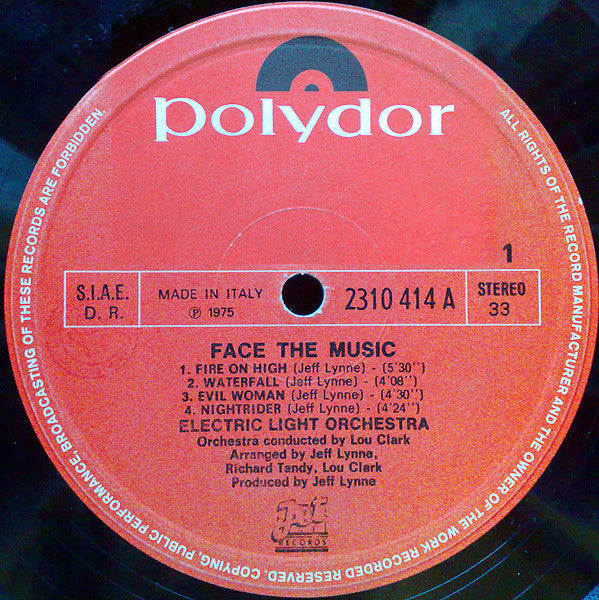 Electric Light Orchestra -Face The Music
