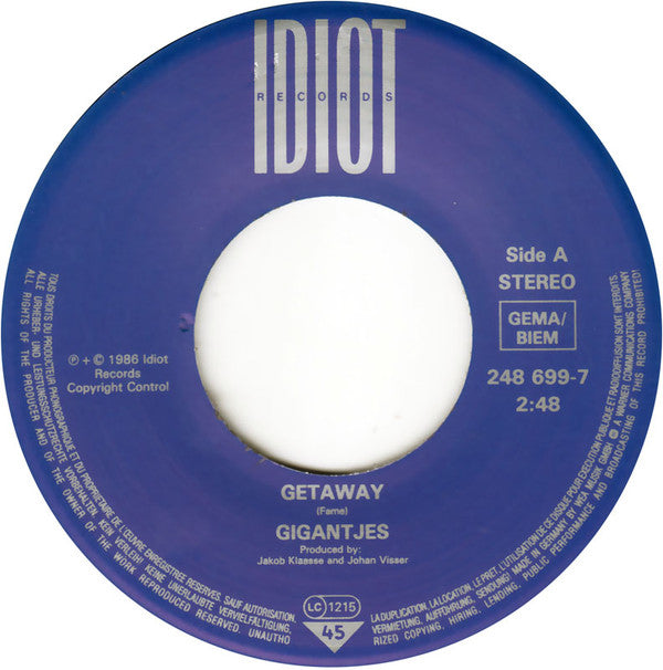 Gigantjes -Getaway