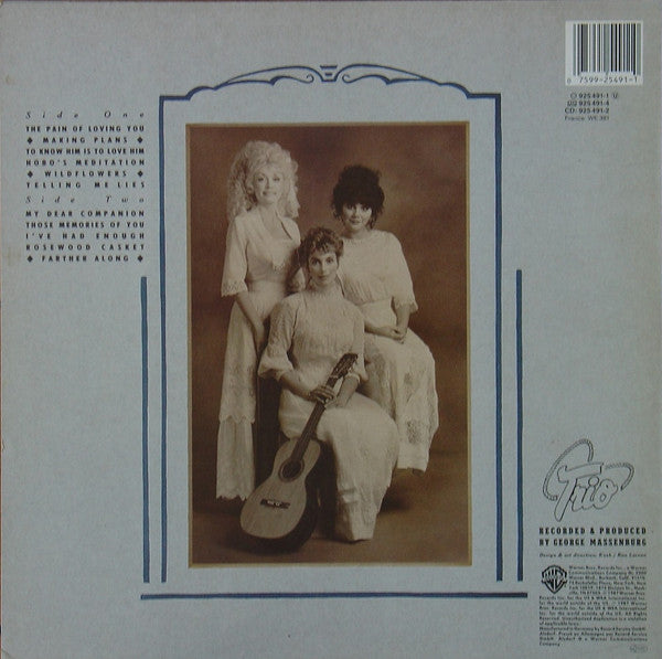Dolly Parton, Linda Ronstadt, Emmylou Harris -Trio